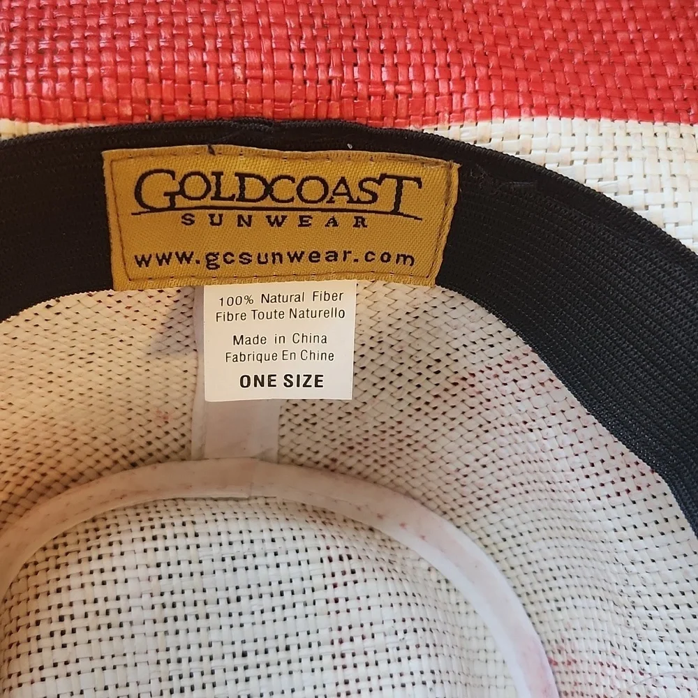 Goldcoast Strow Patriotic American Flag Stripes & Stars Cowboy Hat